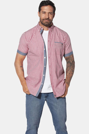 casual overhemd rood