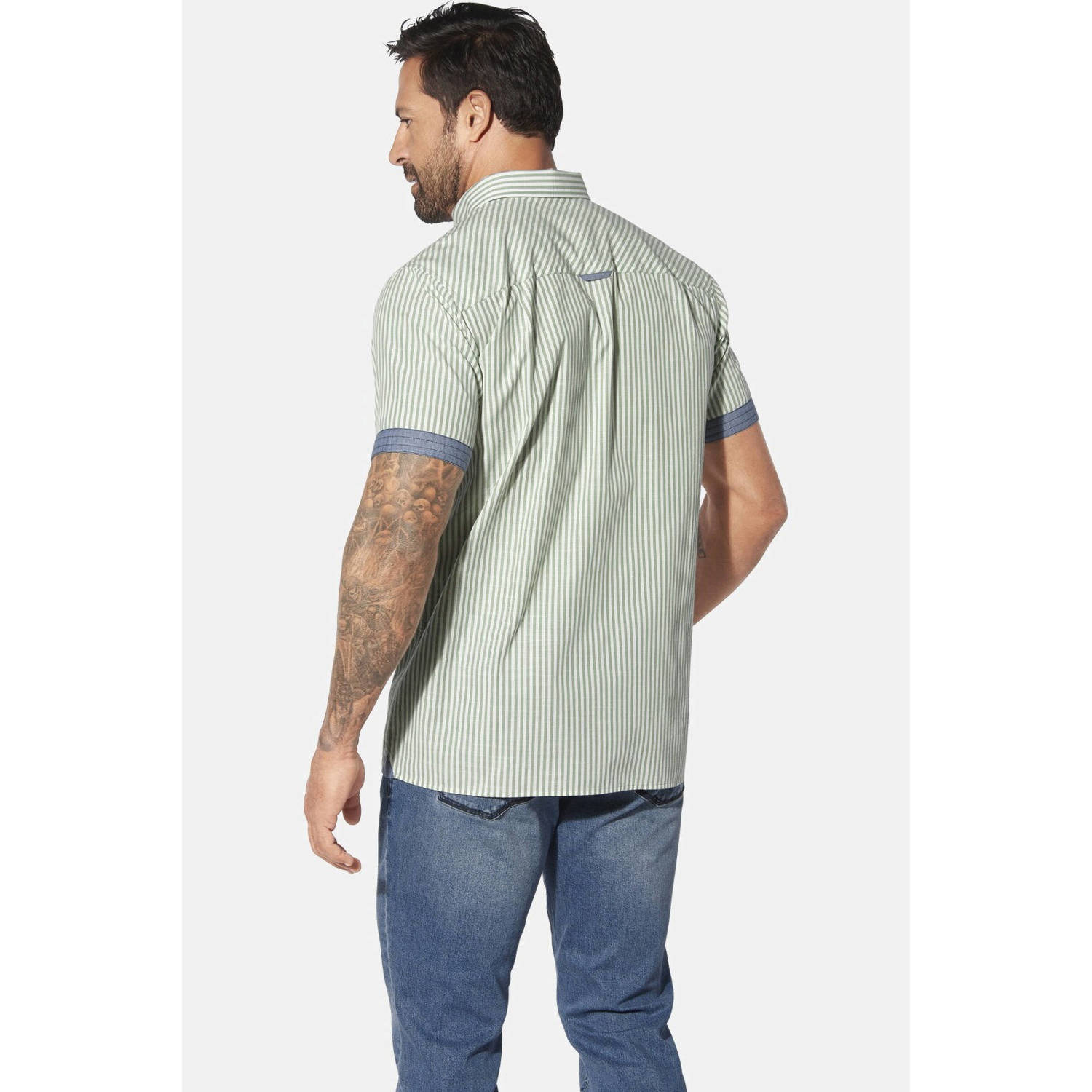 Jan Vanderstorm casual overhemd groen