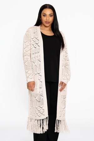 lang vest ecru