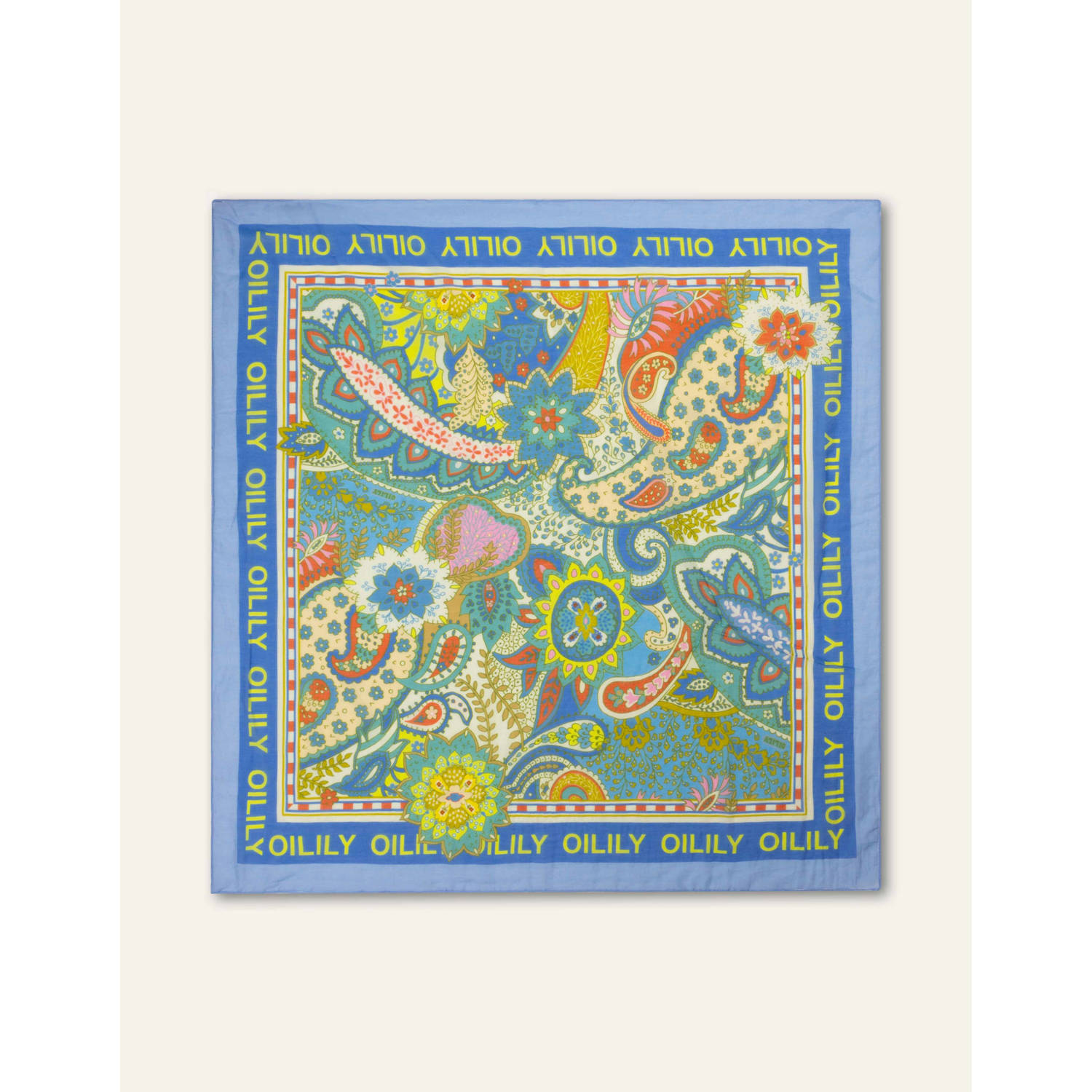 Oilily sjaaltje Awesome met all-over print multi
