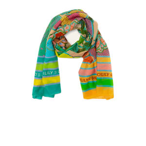 sjaal Artisan met bloemen multi