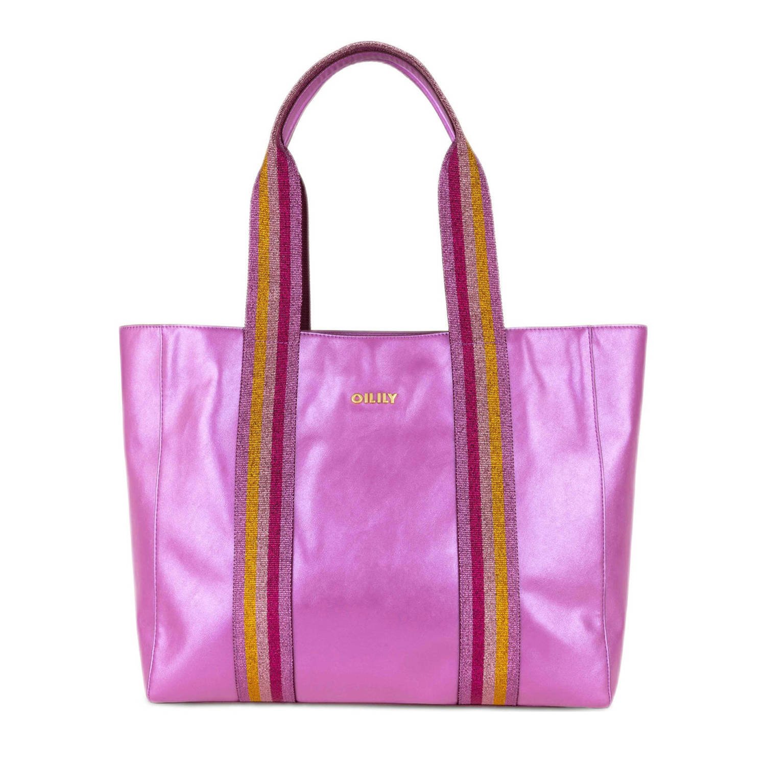 Oilily metallic shopper Hoop paars