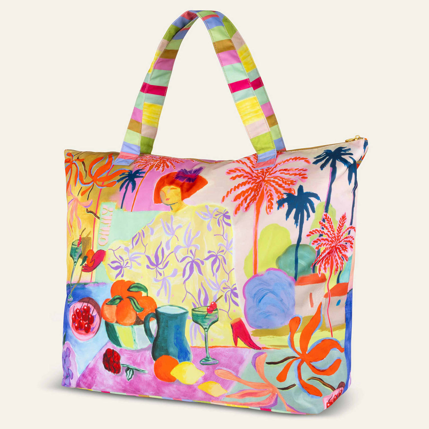 Oilily shopper Sabina XXL met all-over print multi