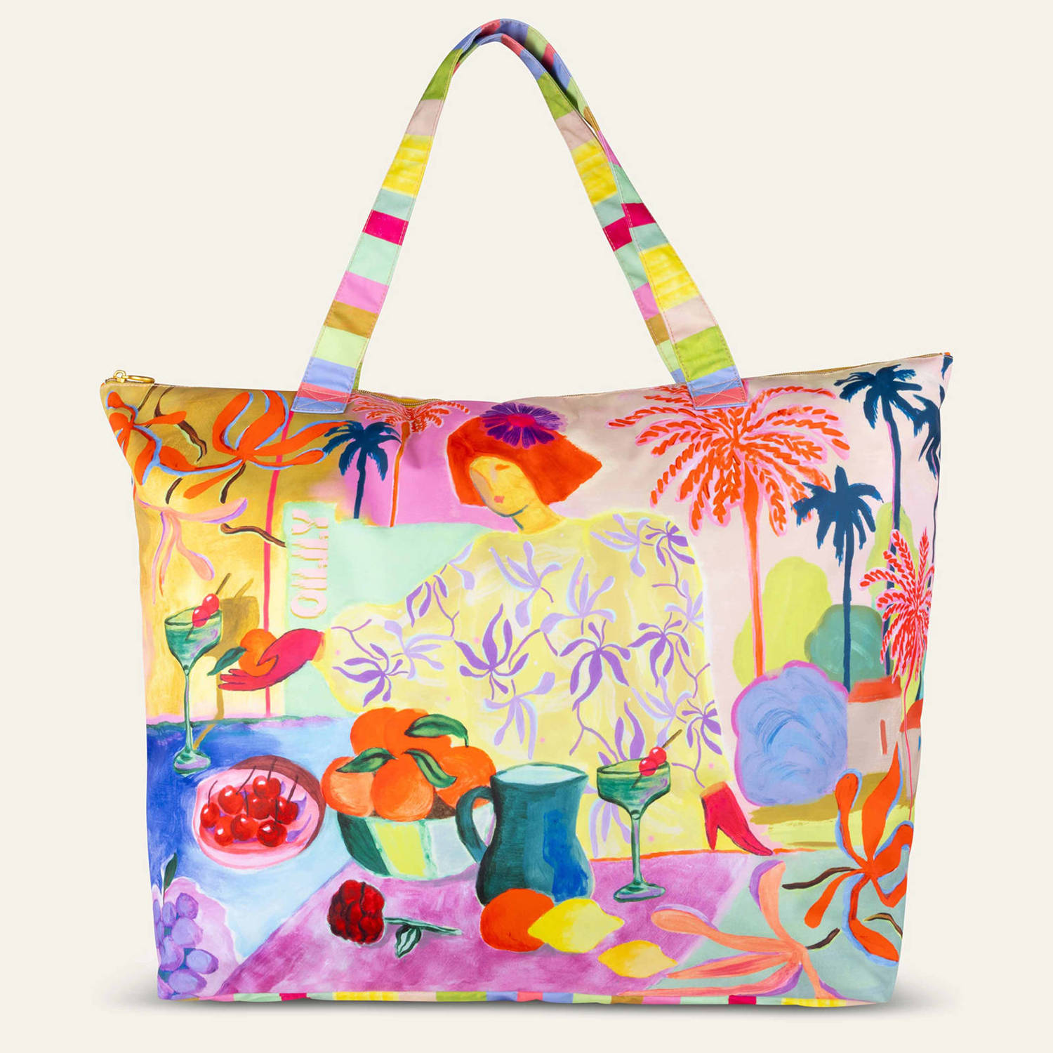 Oilily shopper Sabina XXL met all-over print multi