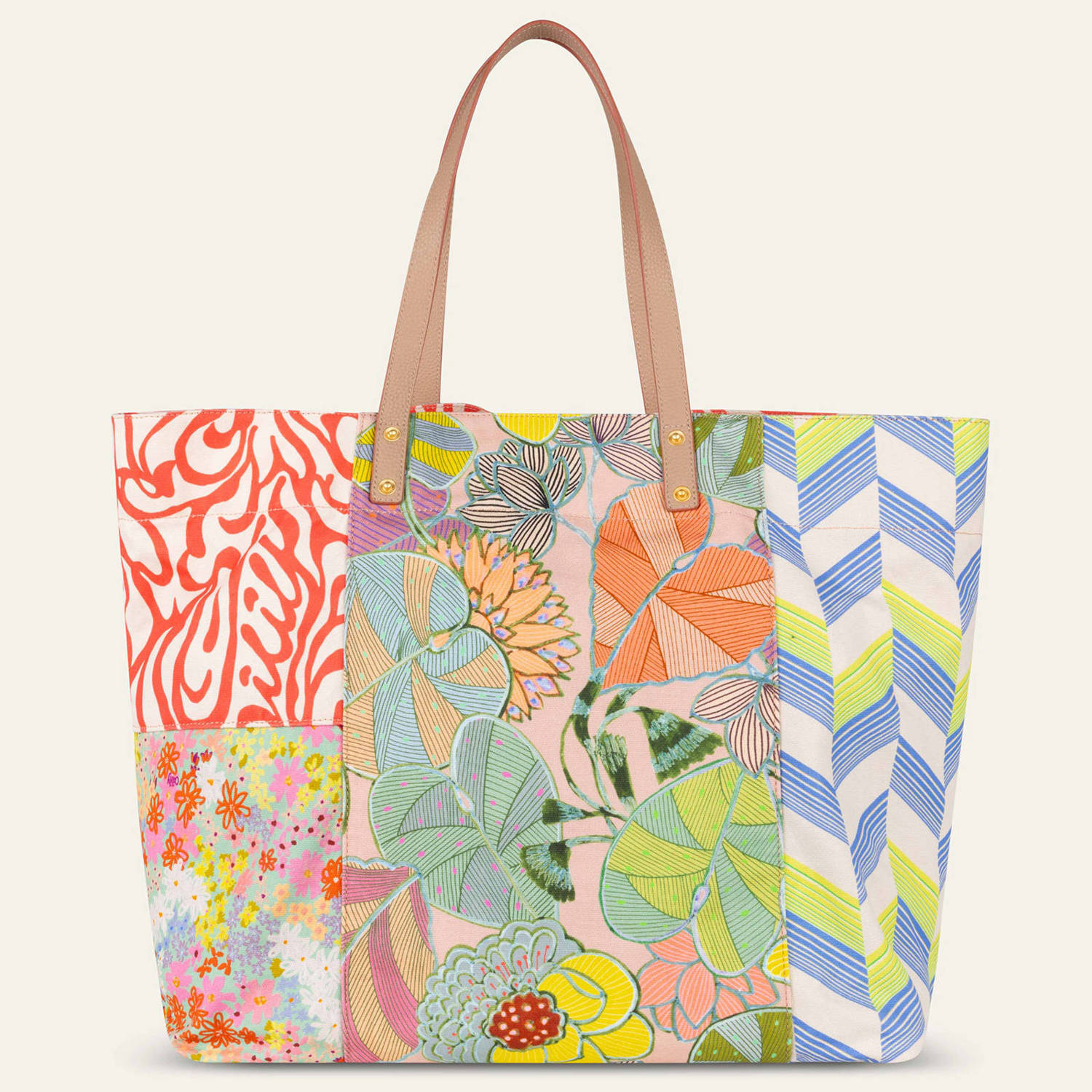 Oilily shopper Stach met all-over print multi