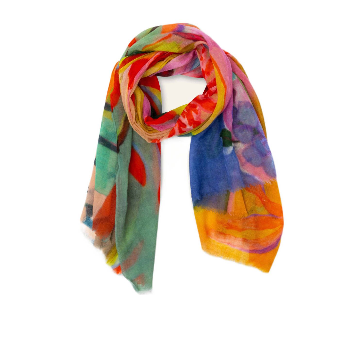 Oilily sjaal Along met all-over print multi