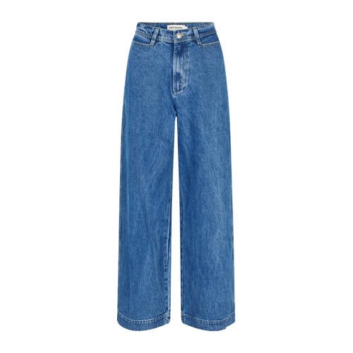 Lollys laundry high waist medium blue denim afbeelding