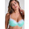 Hunkemöller voorgevormde beugelbh Lace & Shine turquoise