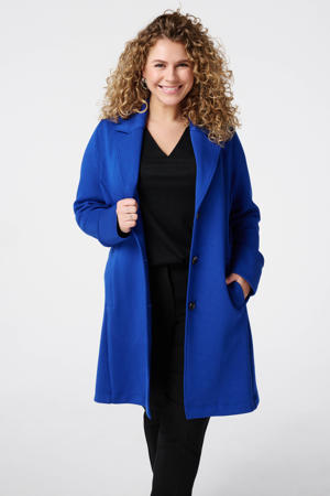 manteljas blauw