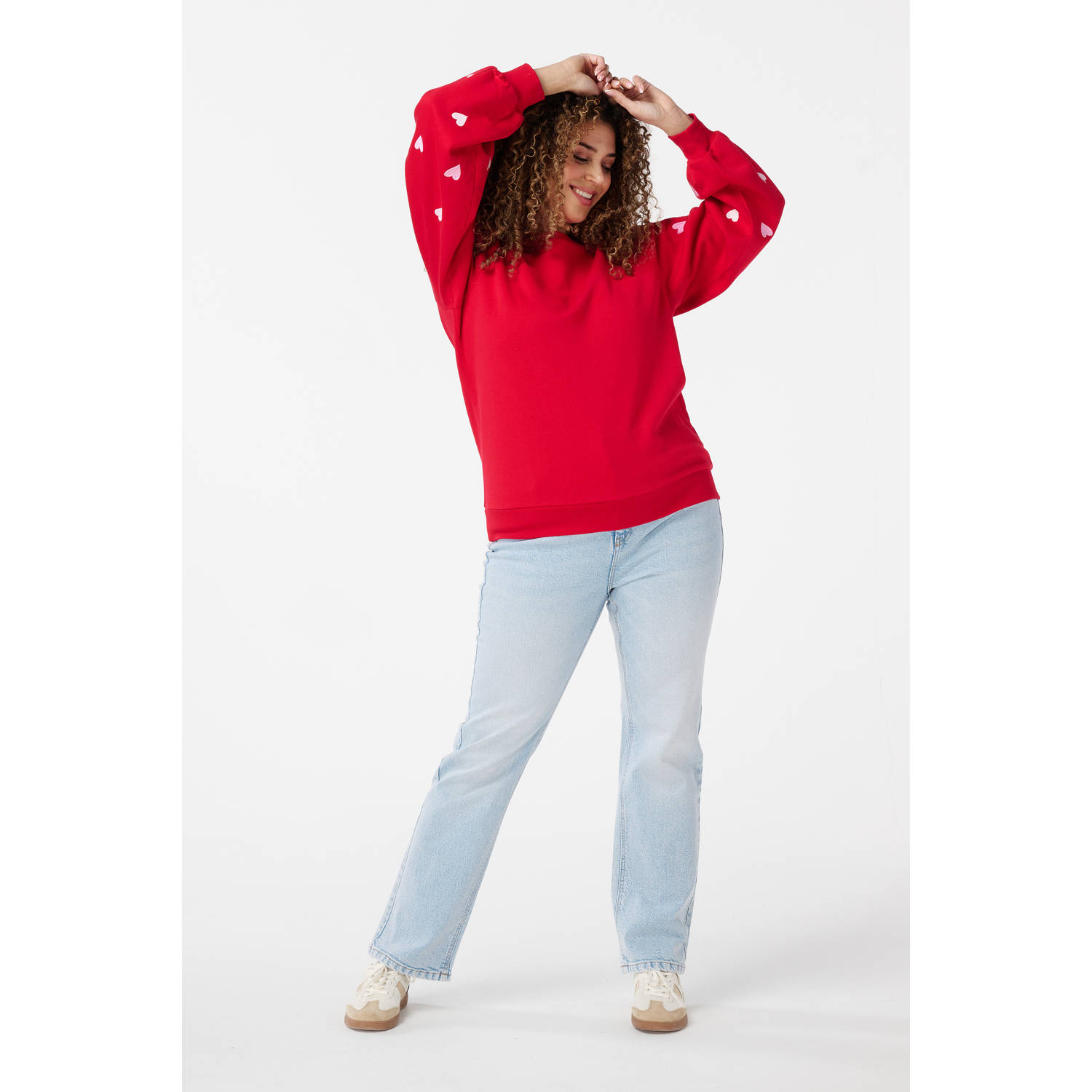 MS Mode sweater rood