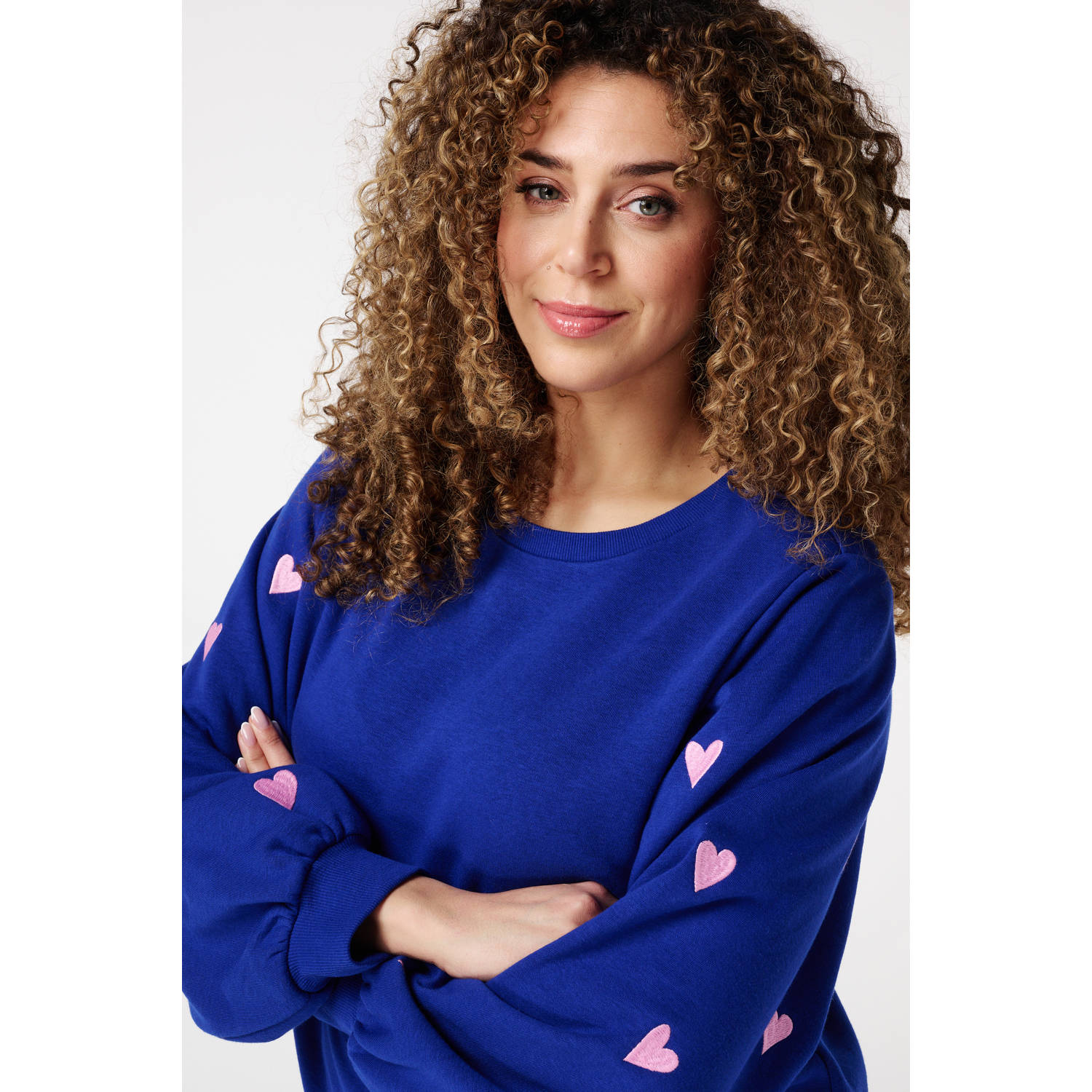 MS Mode sweater blauw