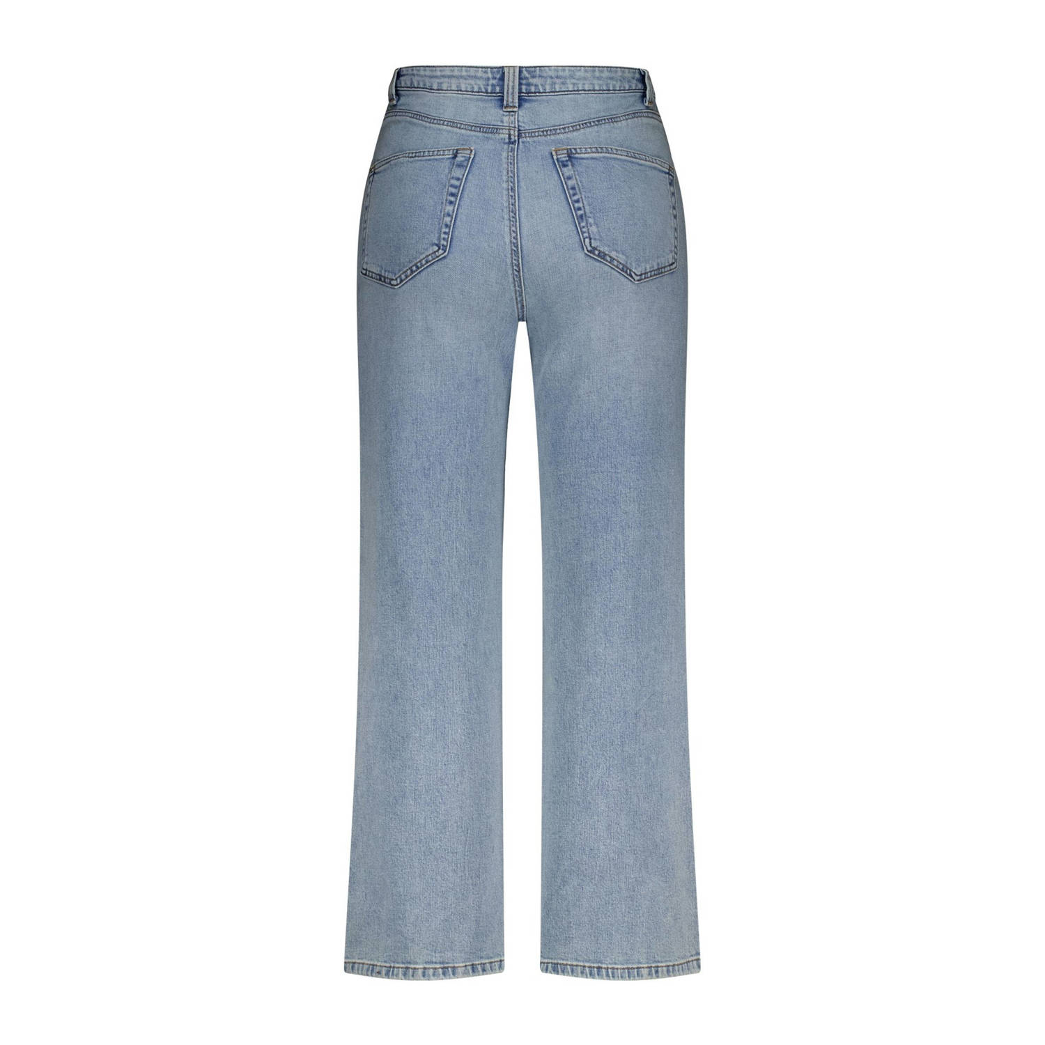 MS Mode wide leg jeans light blue denim