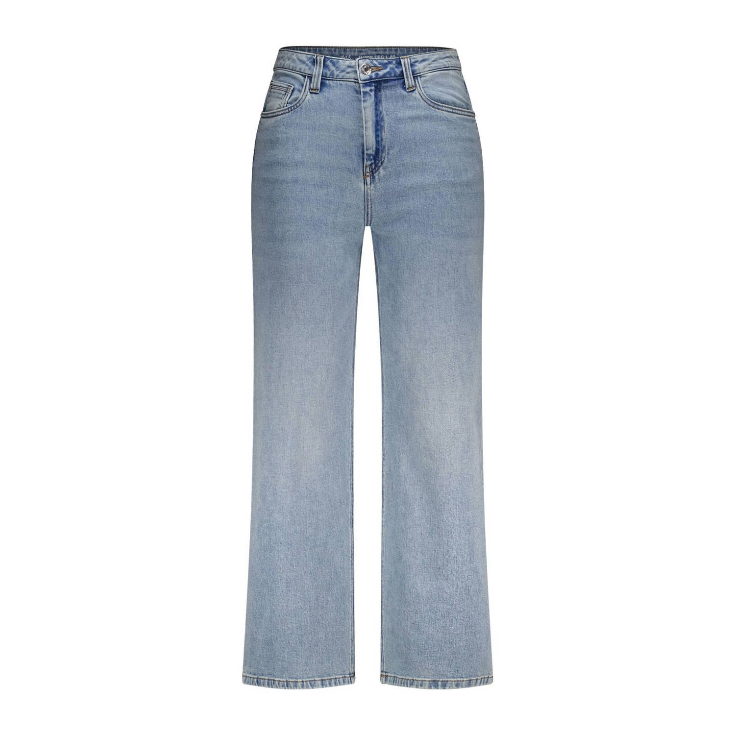 MS Mode wide leg jeans light blue denim