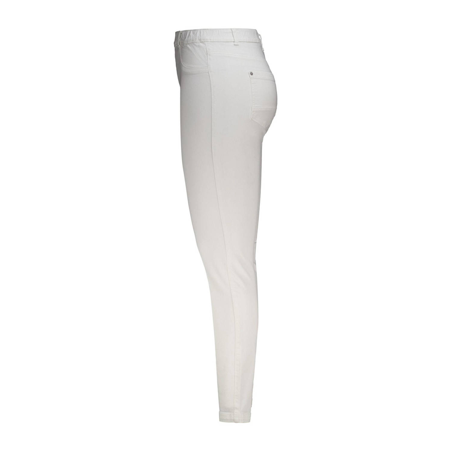 MS Mode slim regular waist broek ecru