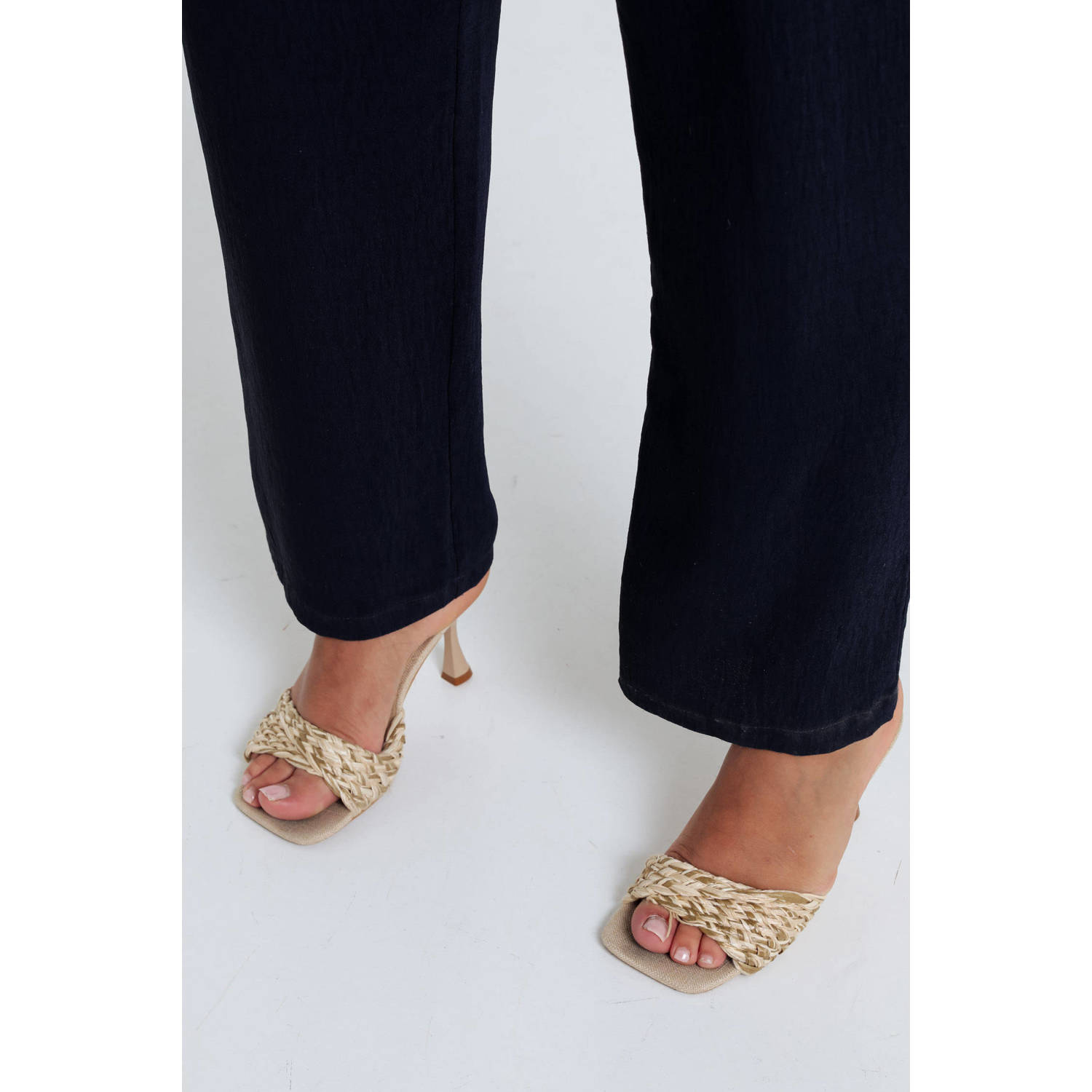 Paprika rechtvallend jumpsuit marine