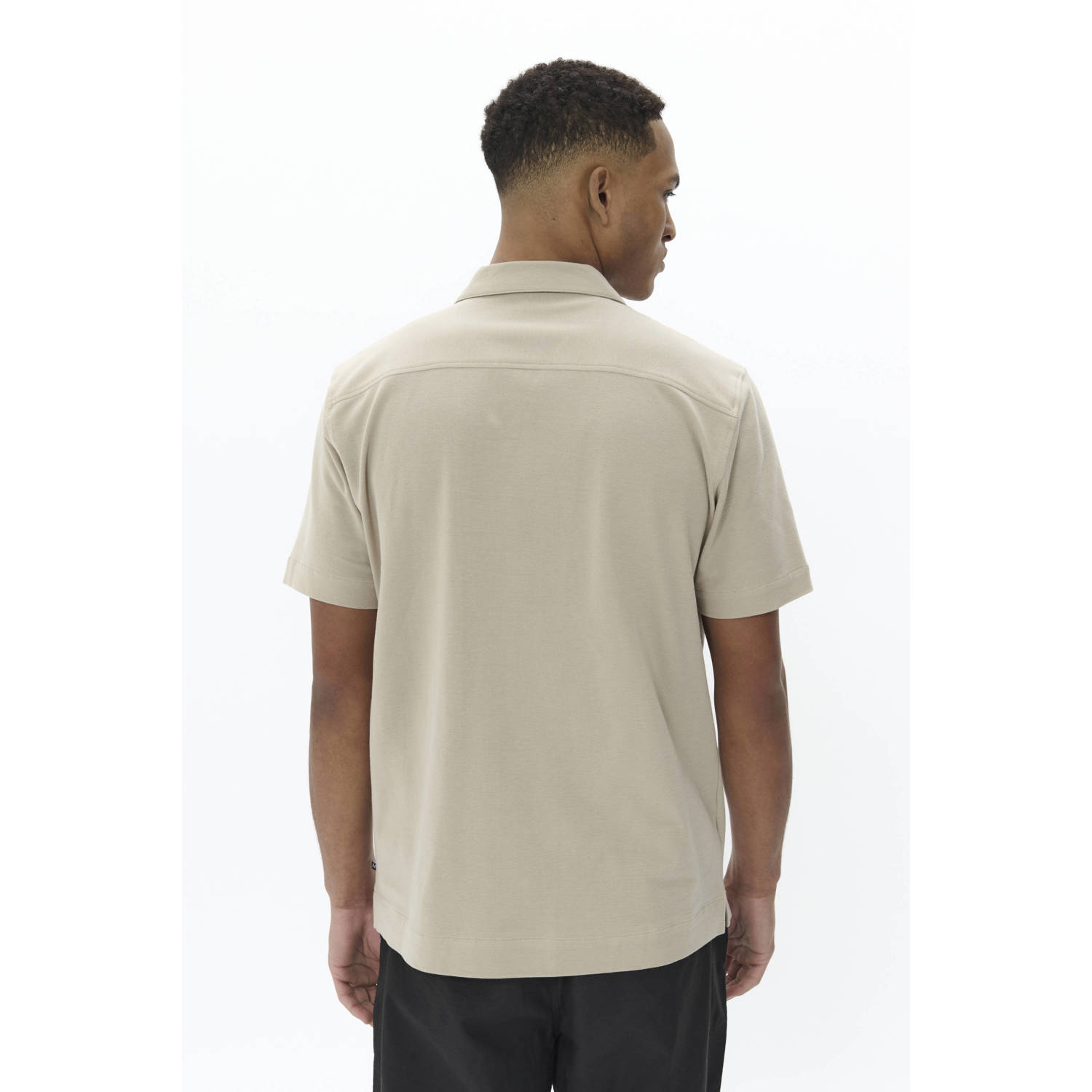 Matinique regular fit overhemd beige