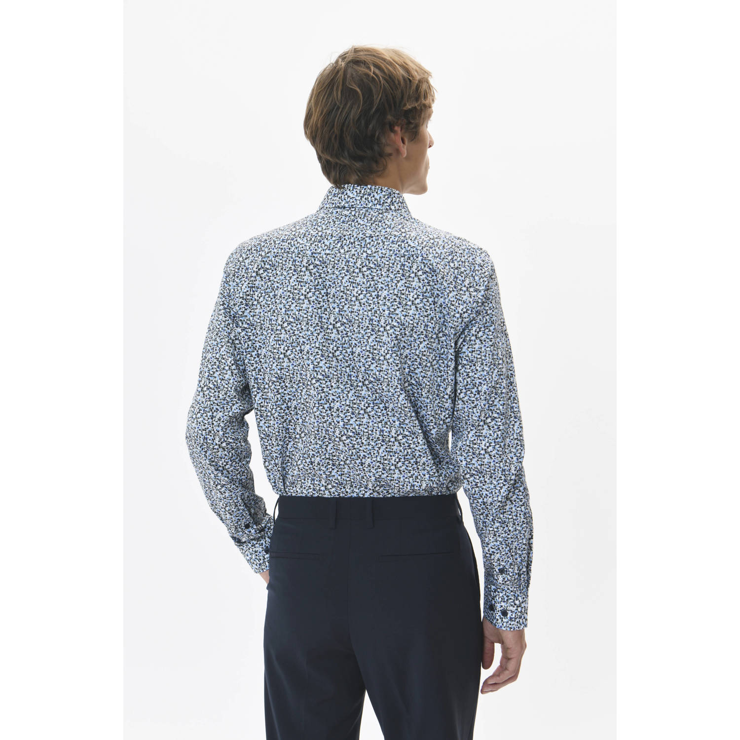 Matinique casual overhemd donkerblauw