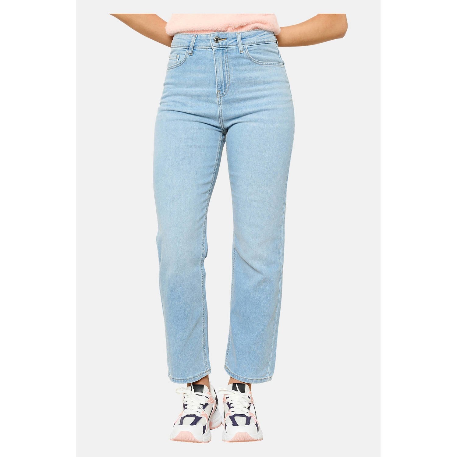 LOLALIZA mom jeans light blue denim