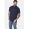 Jan Vanderstorm casual overhemd donkerblauw