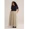 WE Fashion Curve T-shirt zwart
