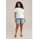 WE Fashion Curve T-shirt wit