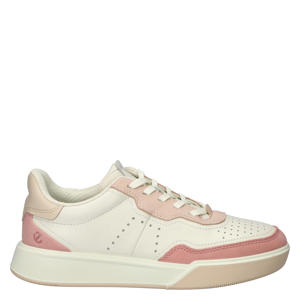 Street Court  leren sneakers wit/roze