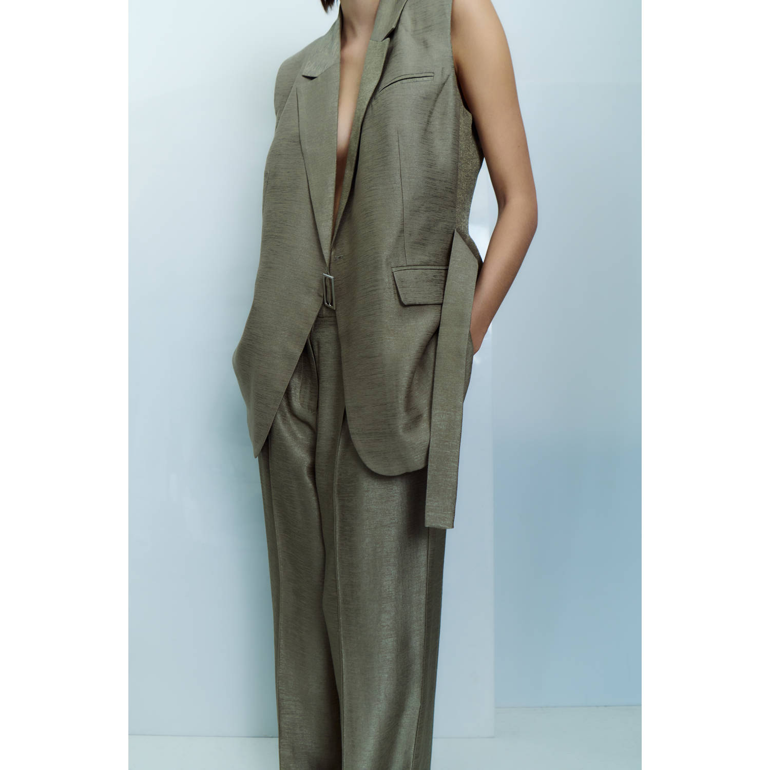 ROUGE EDIT gilet beige