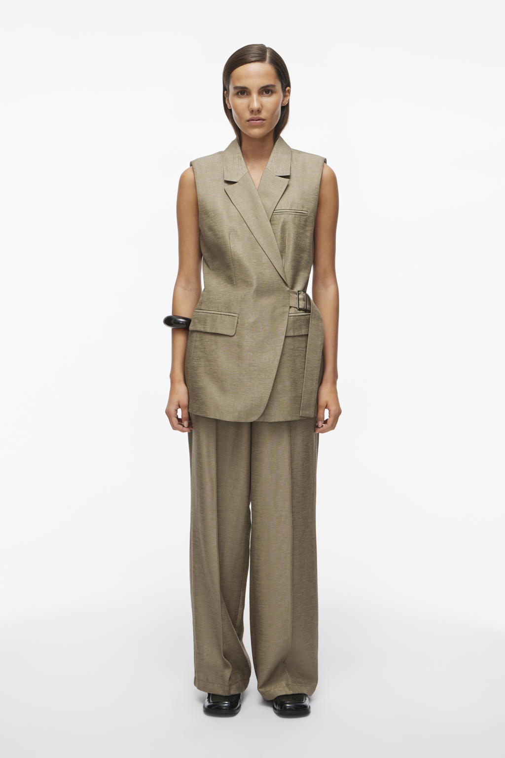 ROUGE EDIT gilet beige