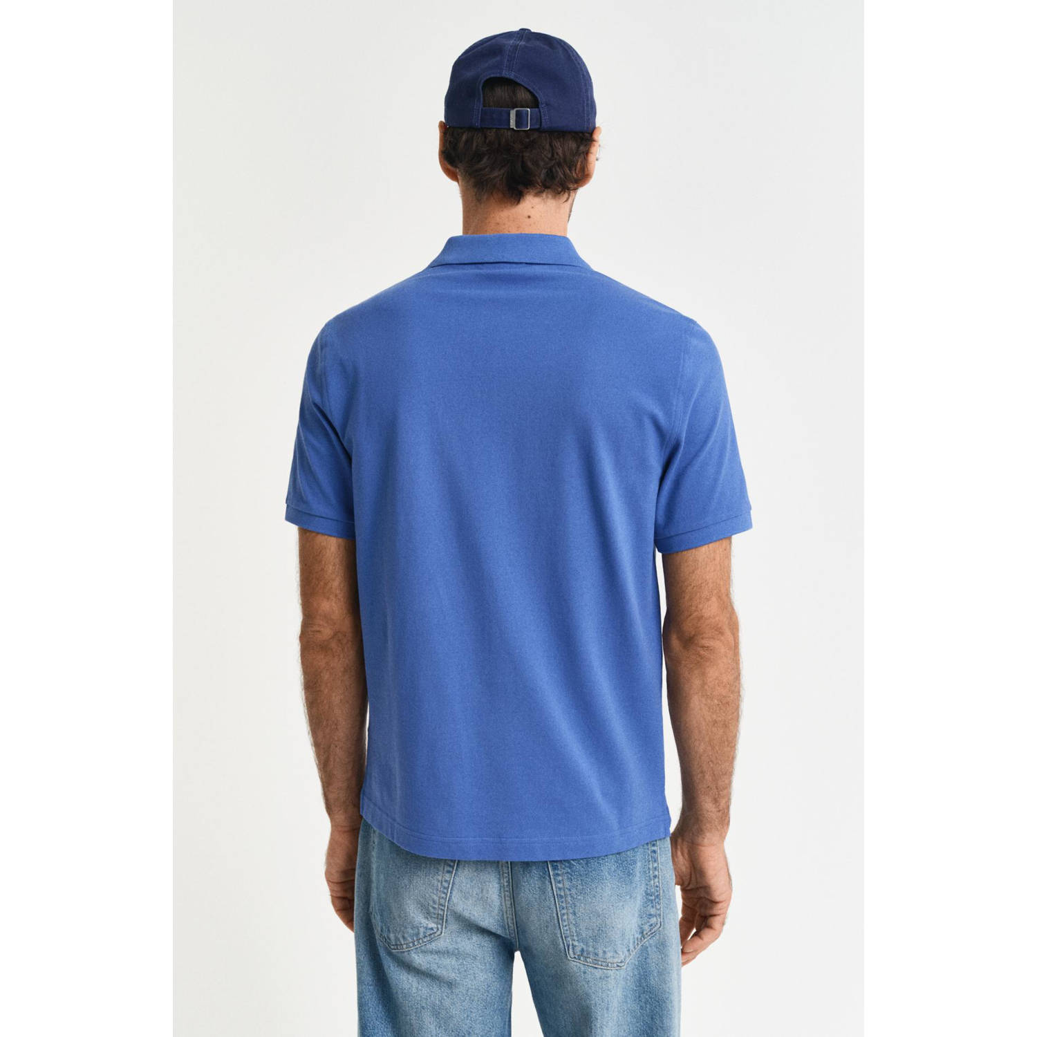 GANT regular polo blauw