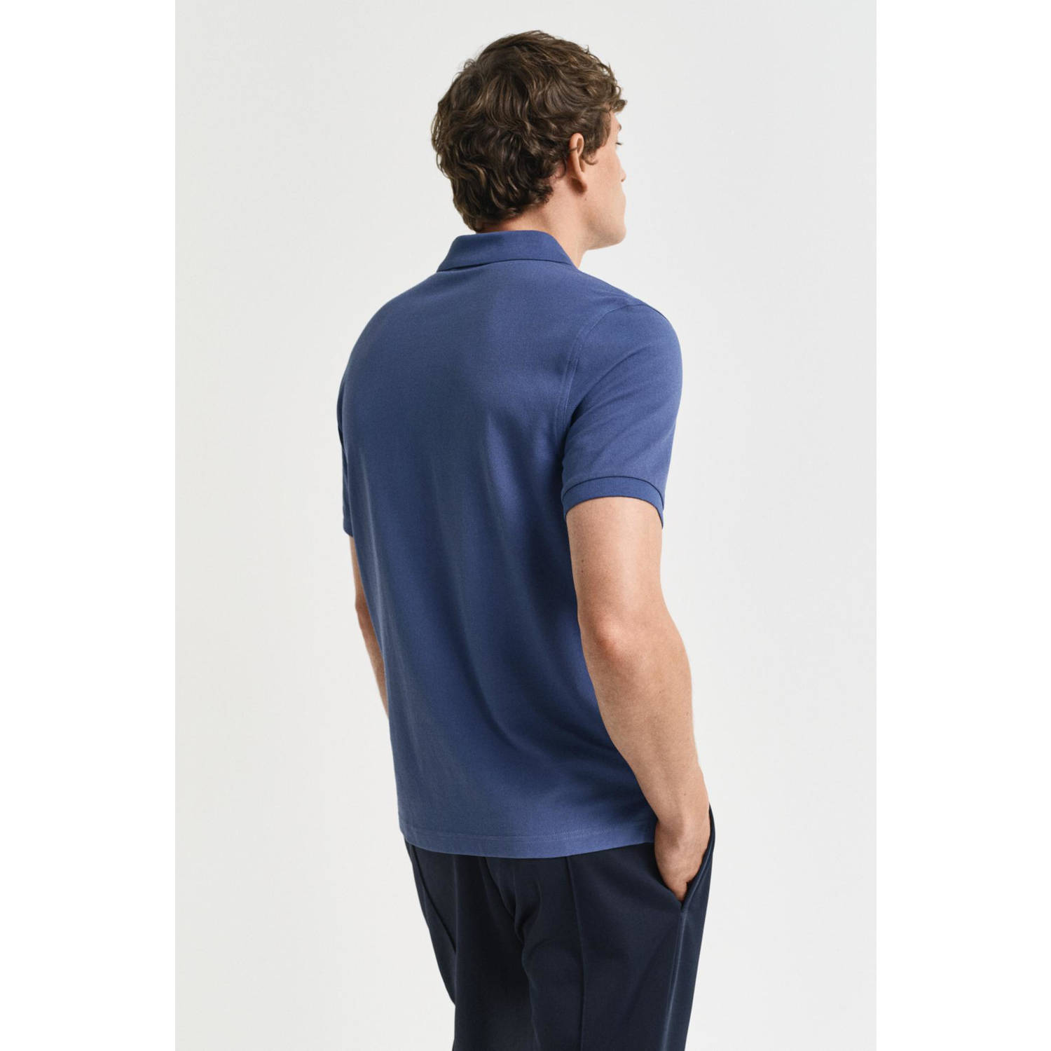 GANT regular polo blauw