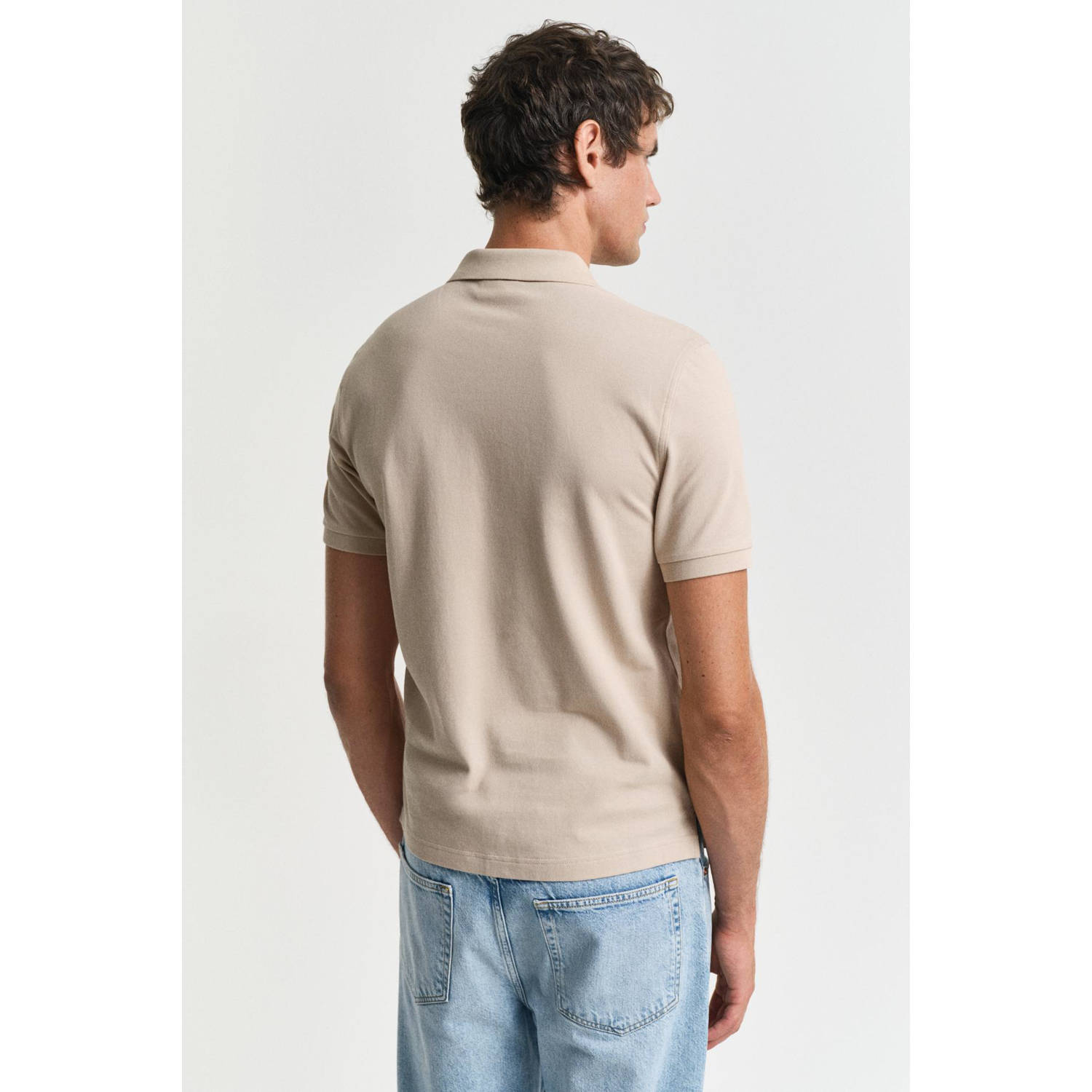 GANT regular polo zand