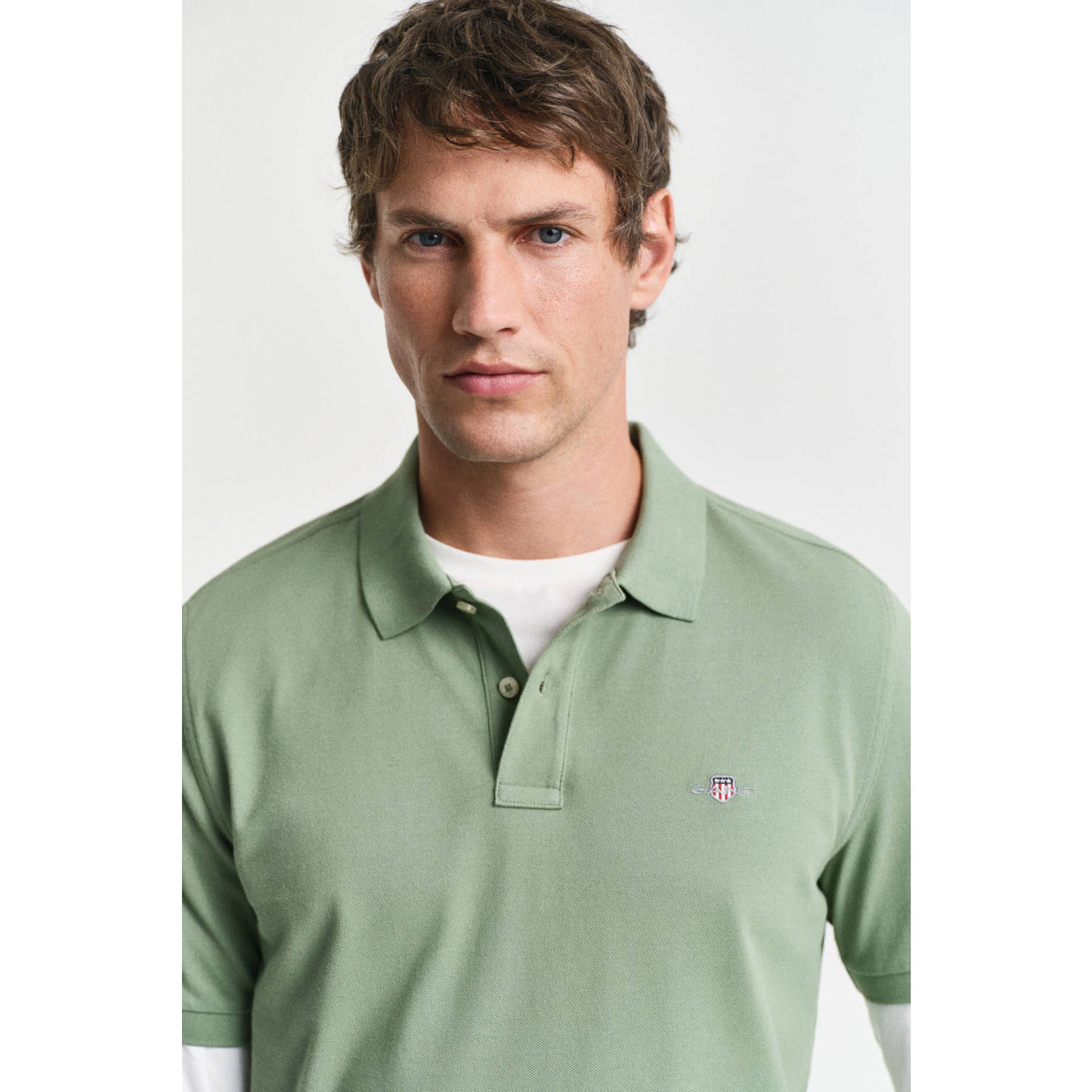 GANT regular polo groen