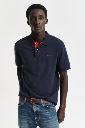 regular polo blauw