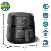 thumbnail: Philips  Airfryer 2000 Series 6,2L NA230/00