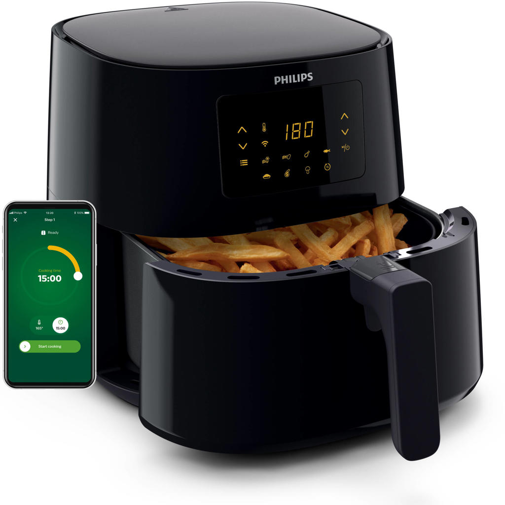 Philips Essential 5000 Series - airfryer XL - HD9280/90 - 6.2L - Tot 5 Personen