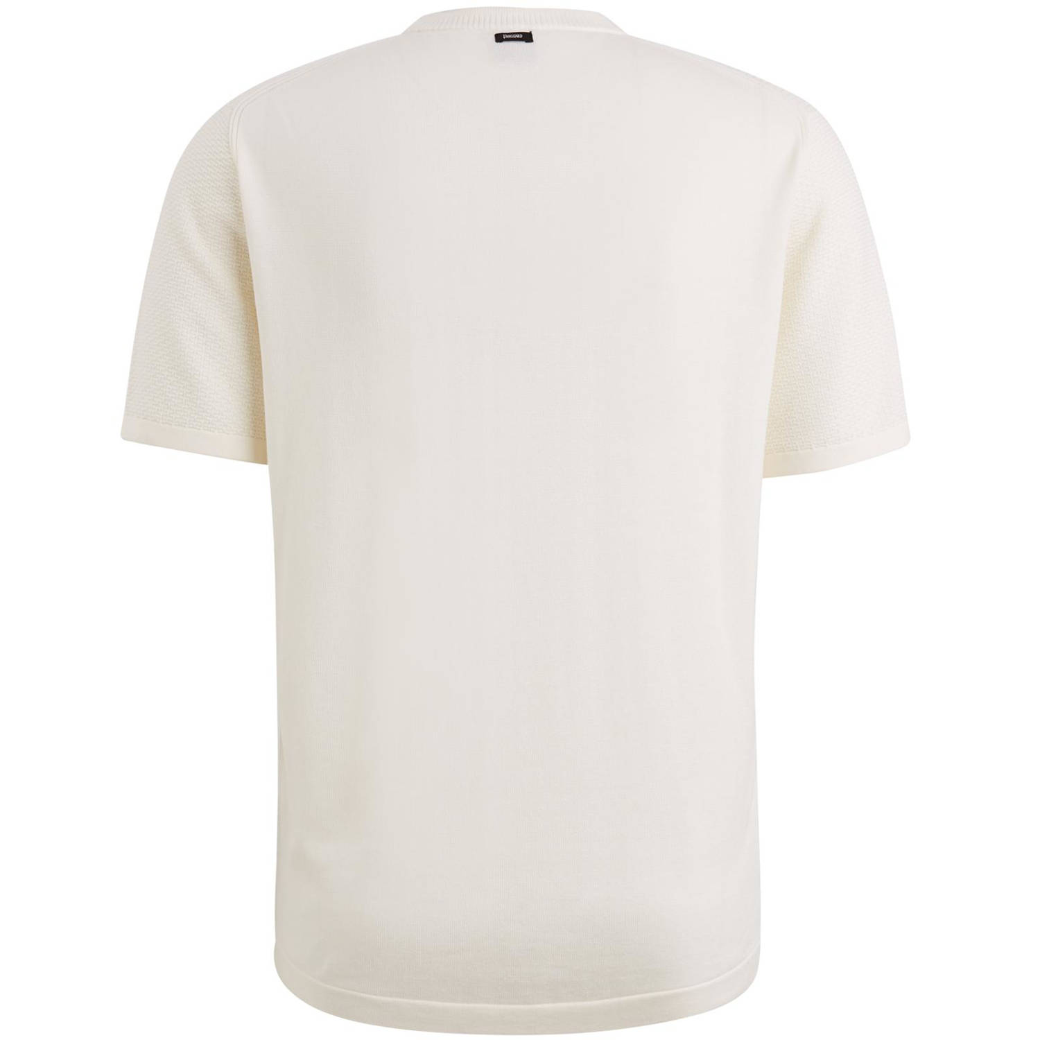 Vanguard T-shirt gebreid ecru