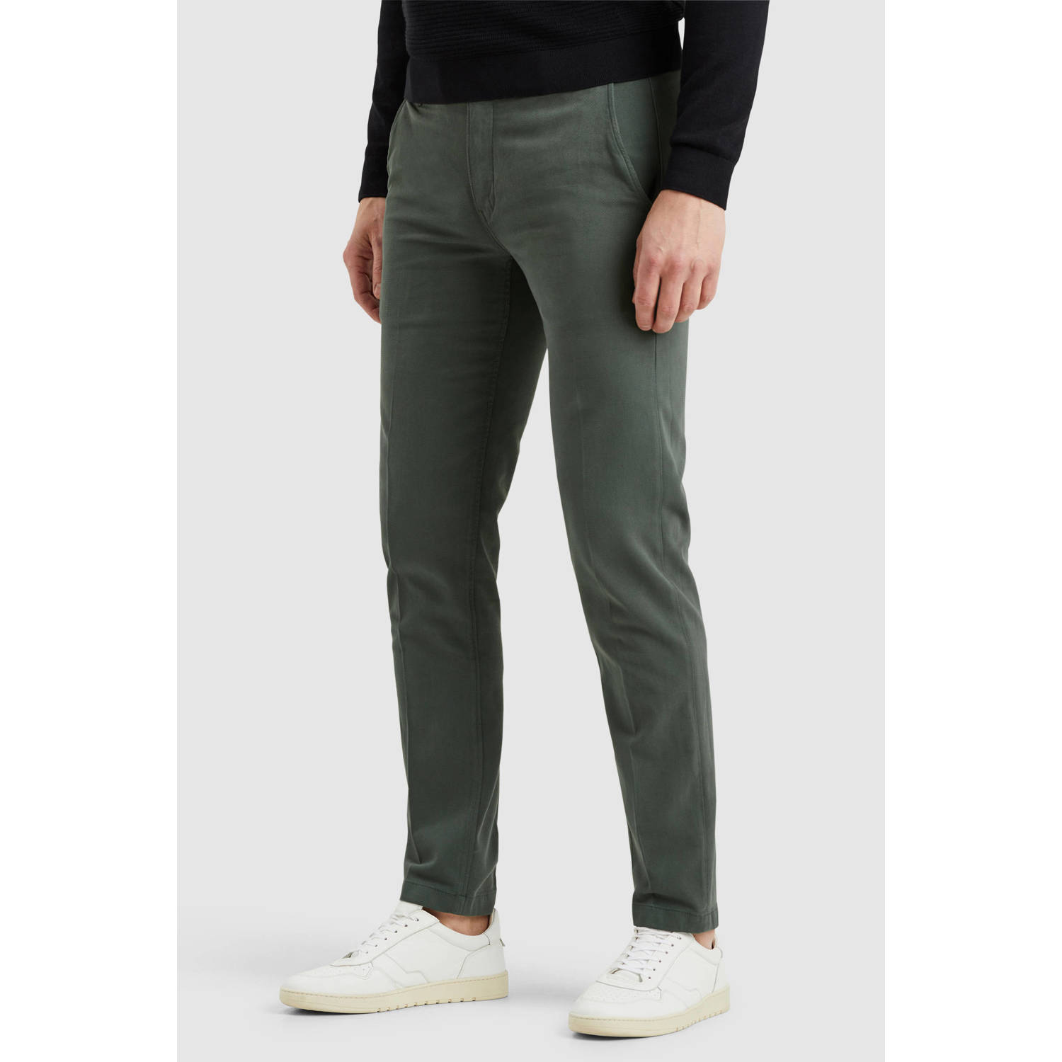 Vanguard regular chino donkergroen