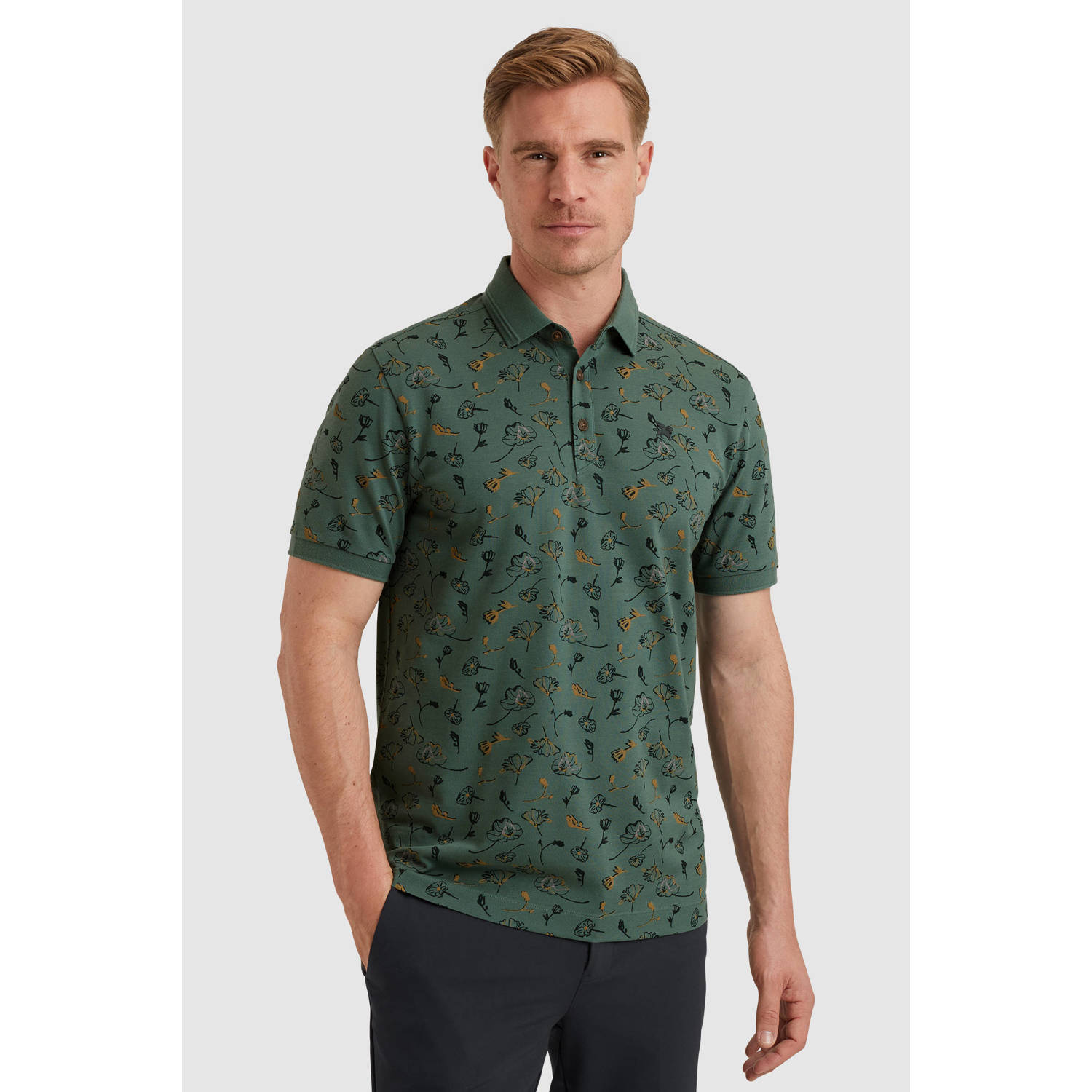 Vanguard regular polo donkergroen