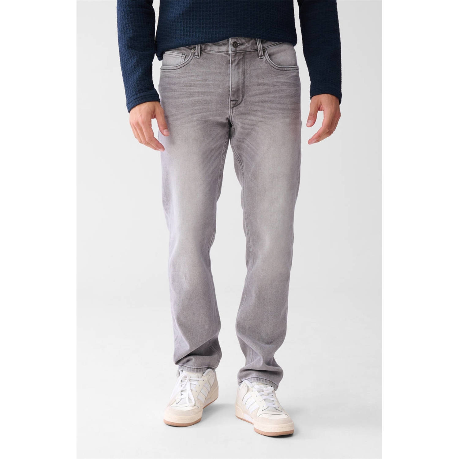 Shoeby straight leg L32 jeans grijs