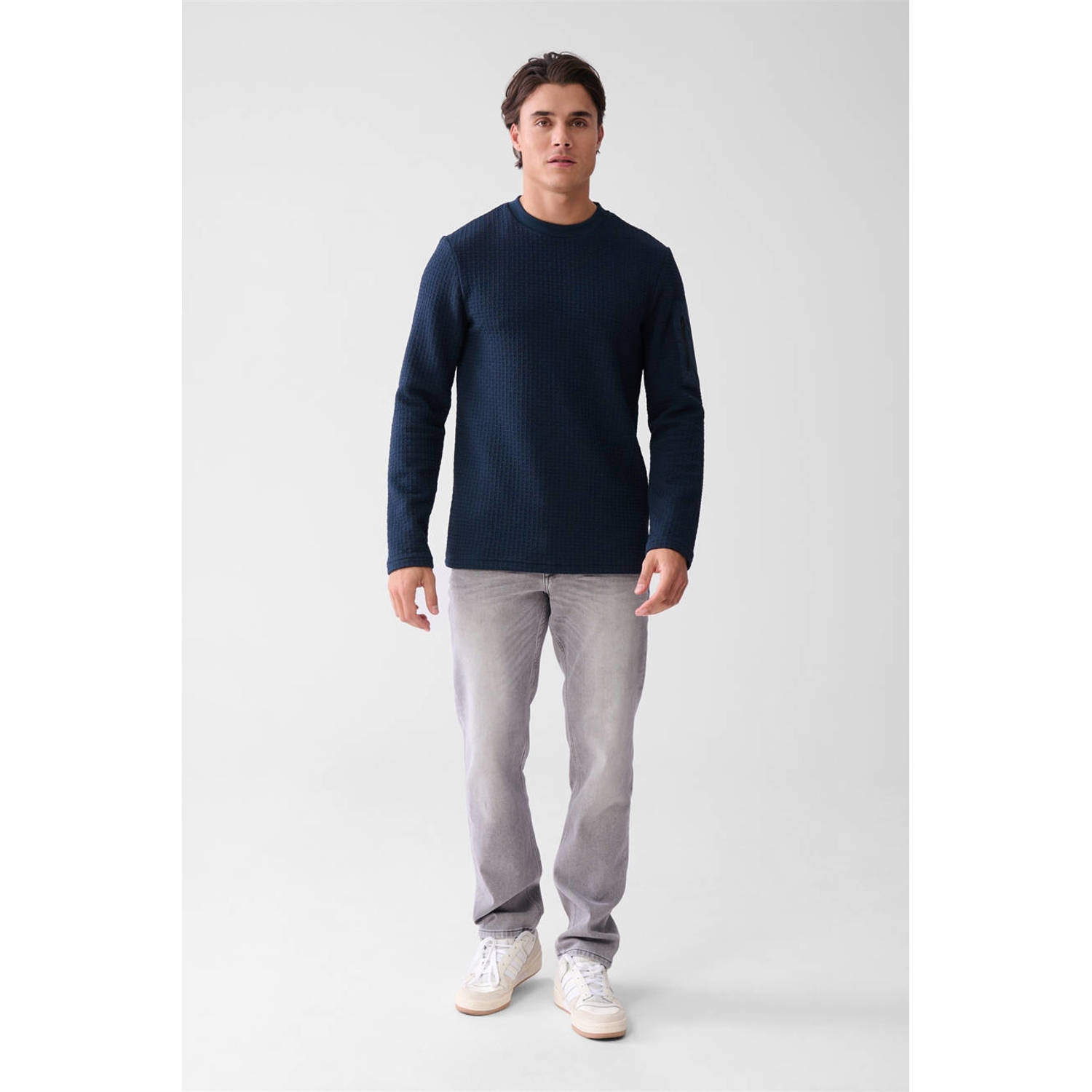 Shoeby straight leg L34 jeans grijs