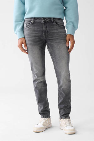 slim fit jeans L32 grijs
