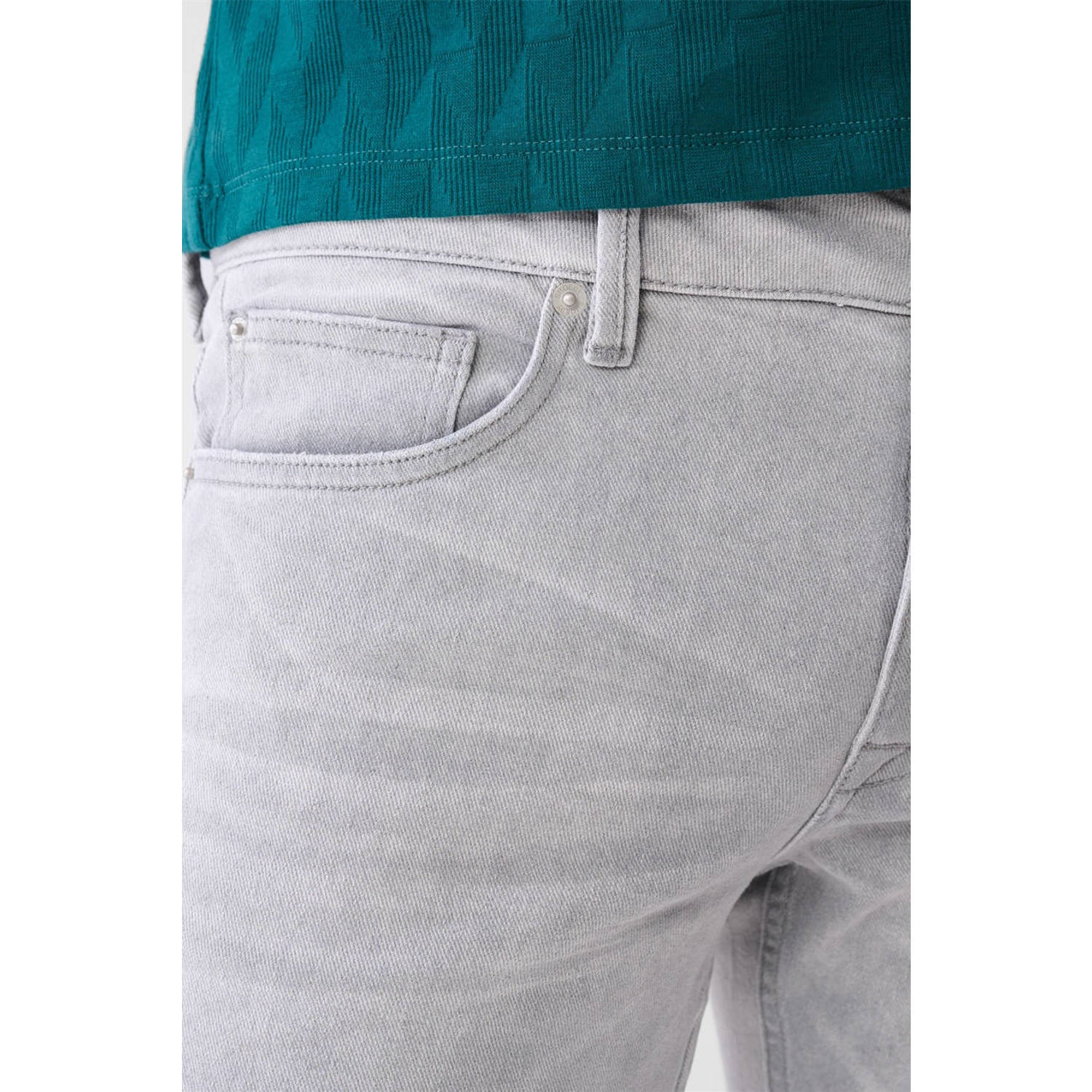 Shoeby slim fit jeans L32 grijs