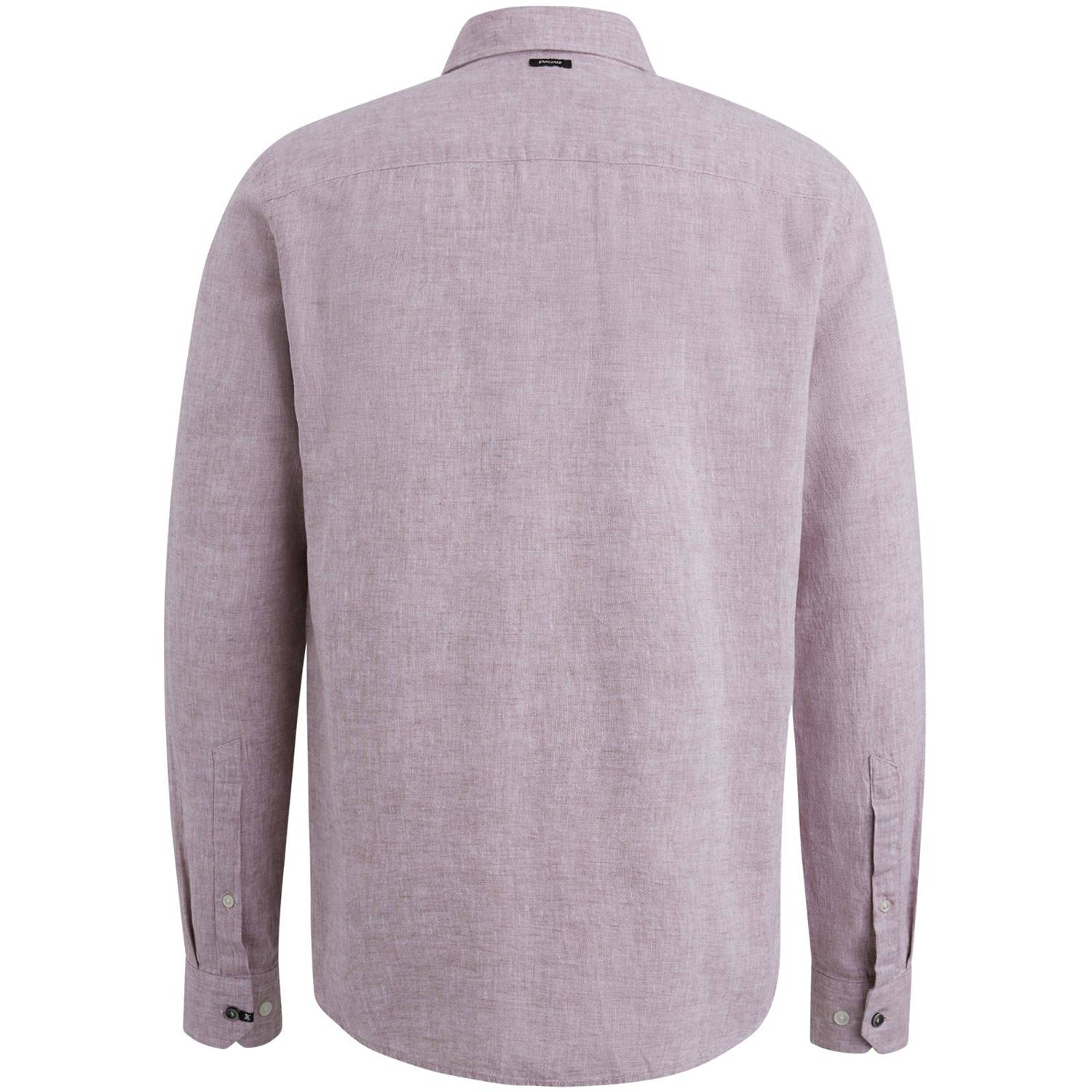 Vanguard linnen casual overhemd violet