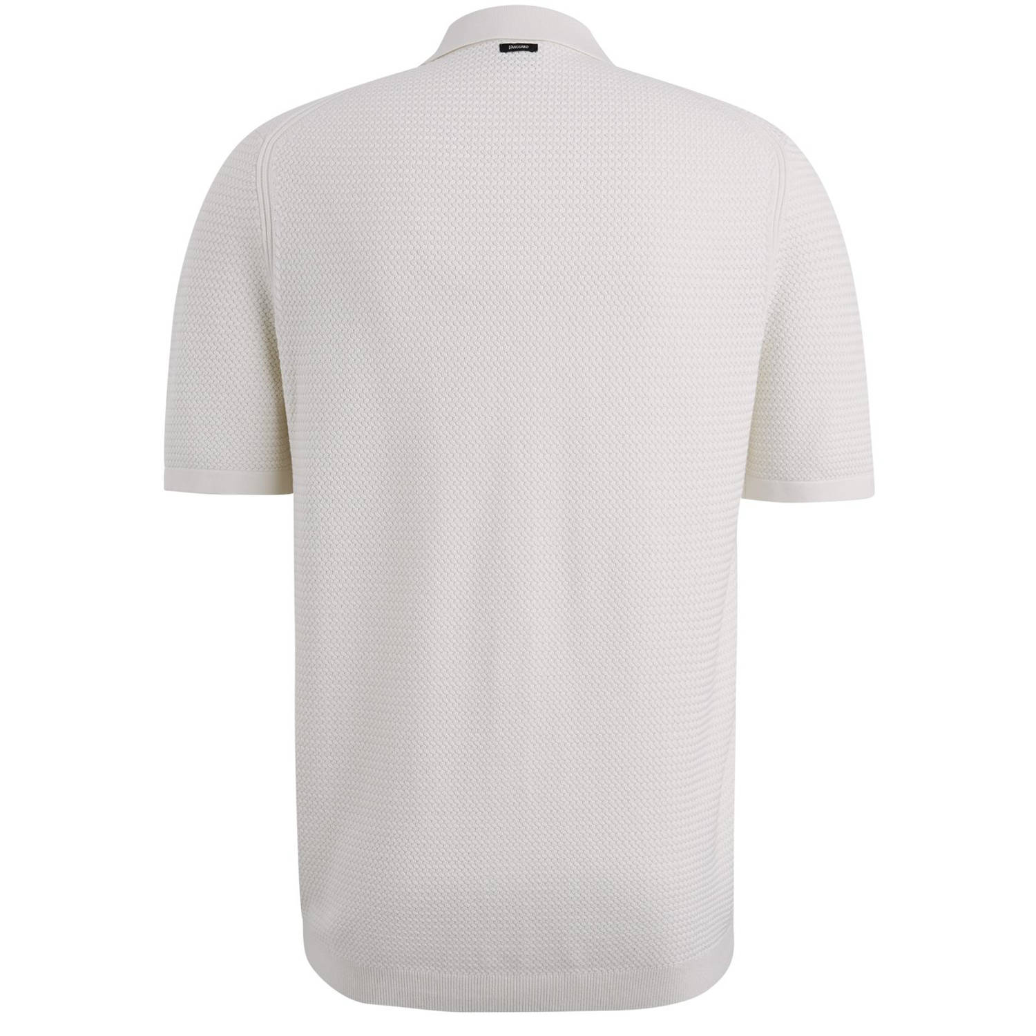 Vanguard vest met ingebreid patroon wit