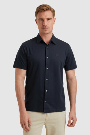 casual overhemd donkerblauw
