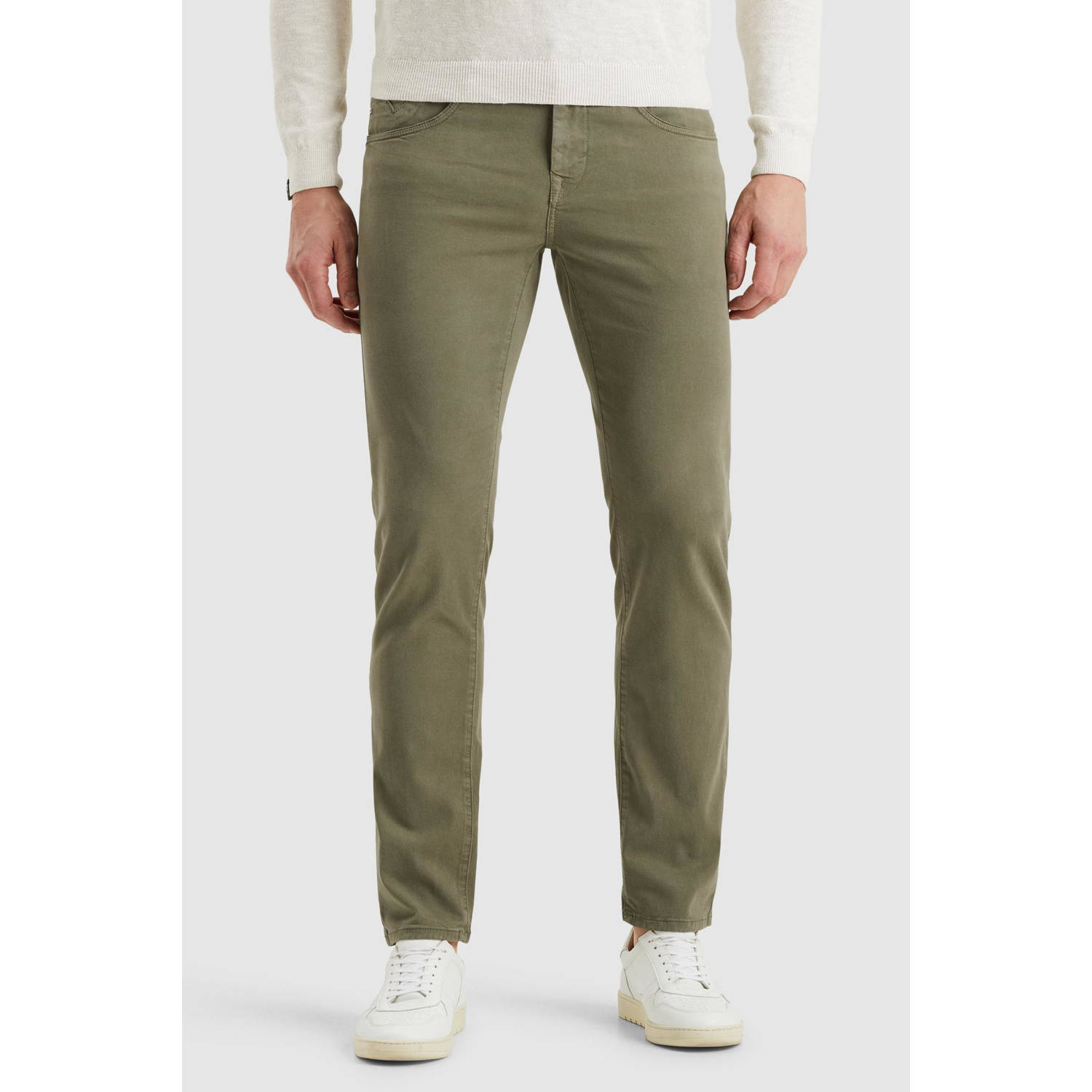 Vanguard slim casual broek V850 RIDER groen