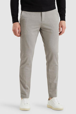 tapered casual broek taupe