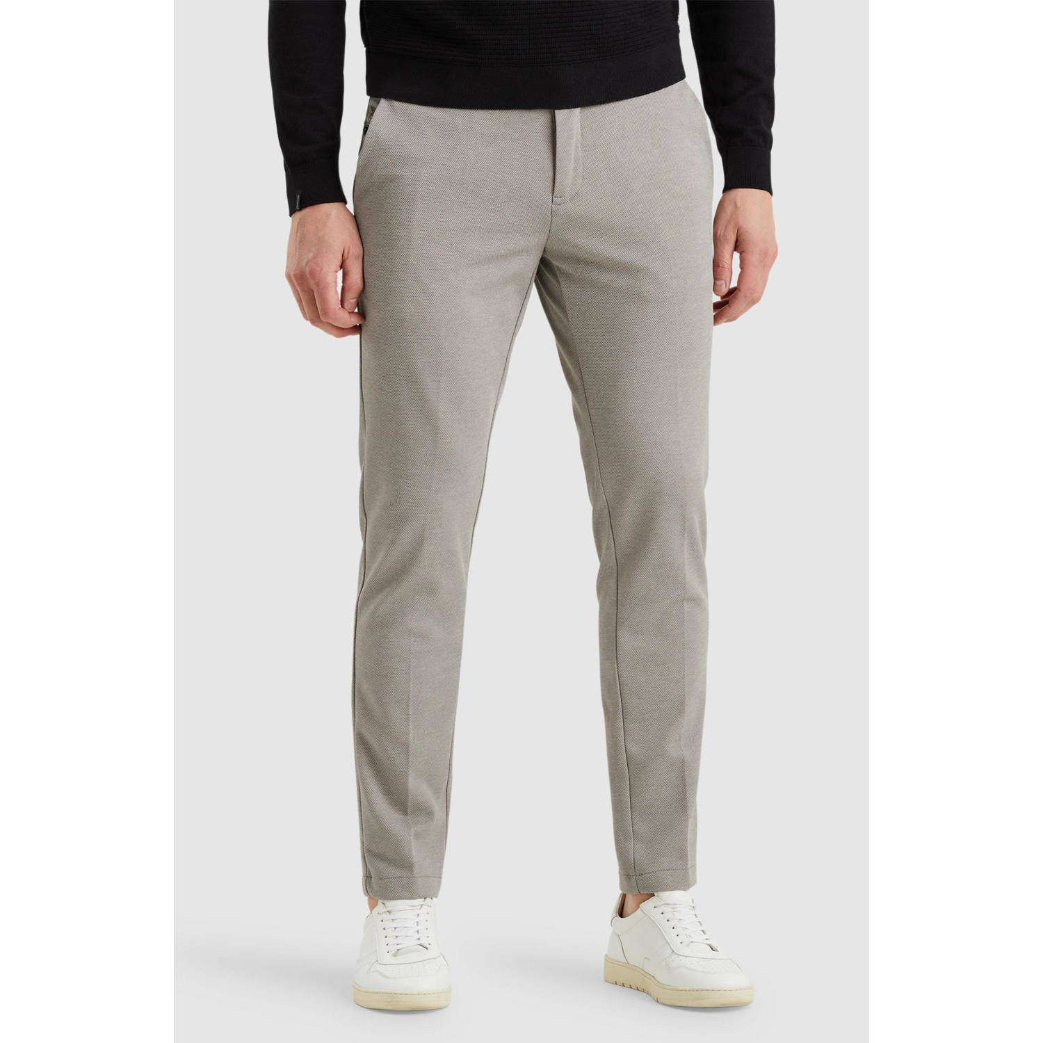 Vanguard tapered casual broek taupe