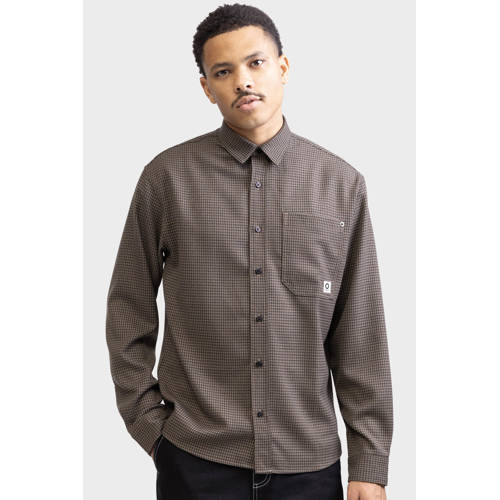 Redefined Rebel casual overhemd bruin afbeelding