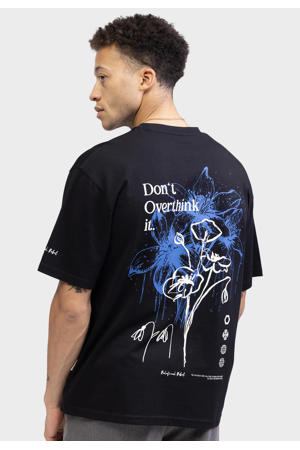 oversized T-shirt zwart